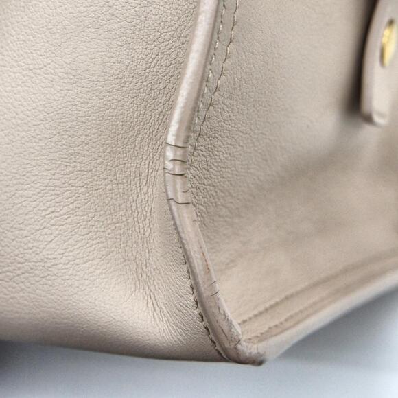 SAINT LAURENT Navy Blue Cabas Leather Handbag - Picture 10 of 10